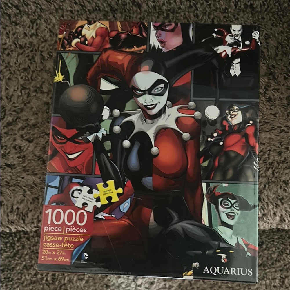 Harley Quinn 1000 piece jigsaw puzzle NIB NWT